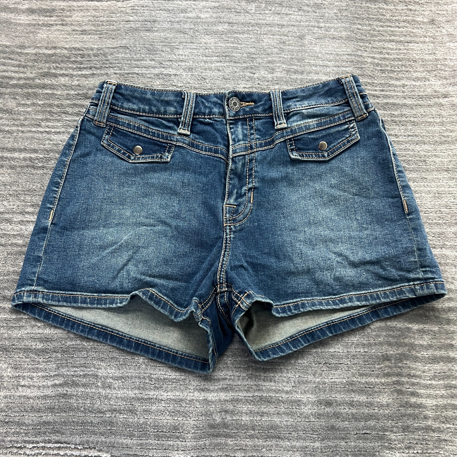 Rock & Roll Shorts Size 29 Womens Medium Wash Blue Denim