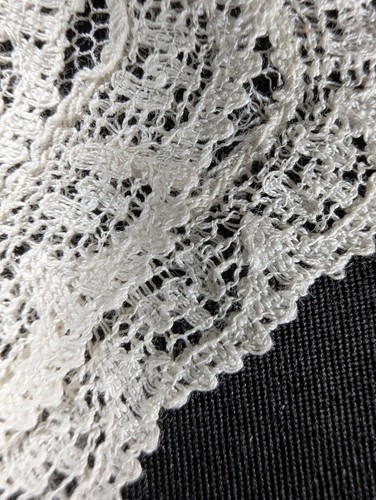 Victorian / Edwardian Antique Fashion Lace Collar - Picture 5 of 10