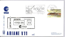 ARIANE 3, ARIANE V11, SPACENET F2, MARECS B2, 11/10/1984 KOUROU