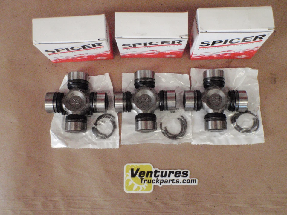 1980-1996 Ford F150 Dana 44 IFS 3 ea. GENUINE SPICER Front Axle Shaft U Joints - Image 3 of 4