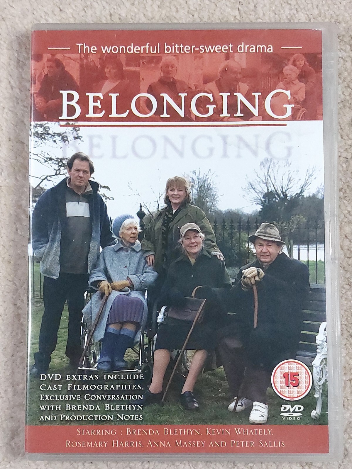 BELONGING (DVD) Brenda Blethyn Kevin Whately Christopher Menaul ITV