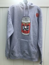 Duff Beer Universal Studios Sweat Shirt Hooded SZ Med