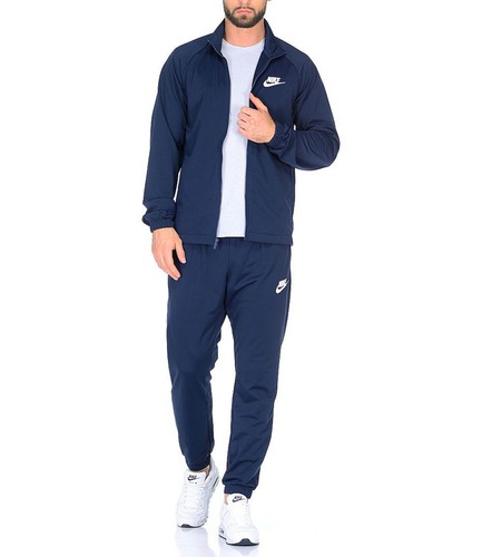 Nike NSW Polyknit Tracksuit Xtra Large Navy Blue - Picture 10 of 10