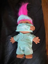 Troll Doll Russ Nurse Doctor Surgeon In Scrubs Perfect Gift Medical Staff