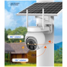 Wireless Solar Security Camera Wifi Solar Panel Powered PIR CCTV Voice Infrared