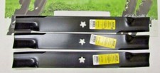 3 USA XHT BLADES FOR HUSQVARNA 539113312 EZ5224 EZ6124 MZ6125 MZ6128 MZ61 61" CU