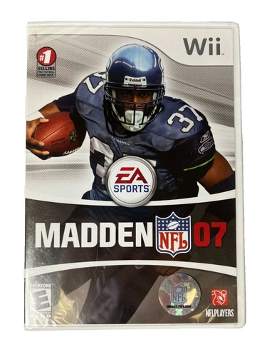 Madden NFL 07 (Nintendo Wii, 2006) Shaun Alexander Cover MANUAL