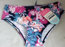 Joules 203423 Bikini Shorts Briefs Bottoms Rimini Navy Floral Swimwear Women 6