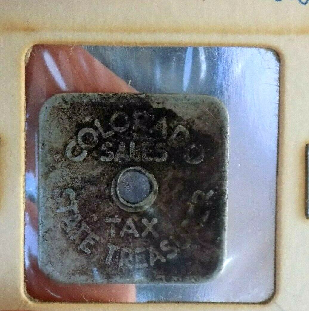 VERY OLD COLORADO SALES TAX TOKEN 1/5TH CENT SERIES RARE FIND eBay
