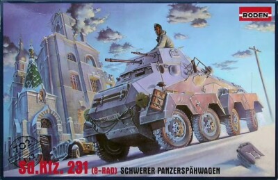 Roden 702 Maßstab 1:72 Sd.Kfz. 231 schwerer Panzerspähwagen (8 Rad)