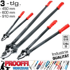 3 x Kraft Kabelschere Kabelschneider Kabel Za...
