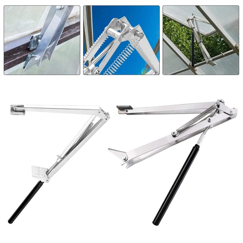2x Abridor de ventana automático Ventilador de techo Cama temprana Elevalunas Invernadero 7 kg - Imagen 1 de 11