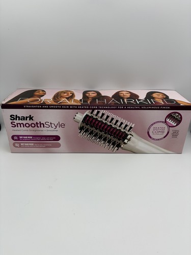 Shark SmoothStyle Heated Comb Straightener And Smoother HT202