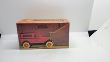 Harley-Davidson Ford Model A Delivery Truck coin bank w/key And Box