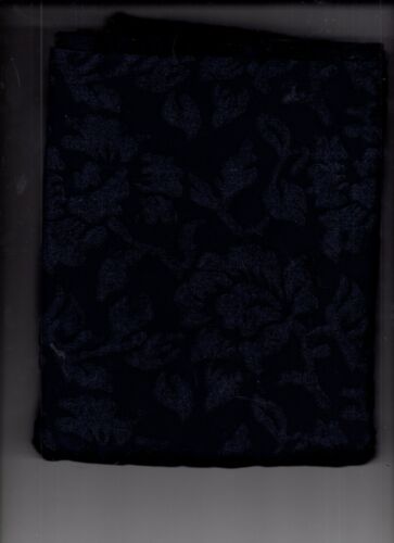 1 yard fabric burnout velvet navy nylon spandex 54" wide - Picture 2 of 5