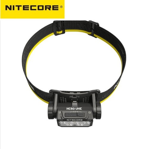 Lampe Frontale Nitecore HC60 UHE - 1600 Lumens - Rechargeable USB-C - IP68 étanche - Parfaite Pour Outdoor