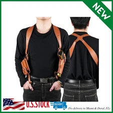 Leather Shoulder Holster Fit Glock 1911, Shoulder Holster for Concealed Carry