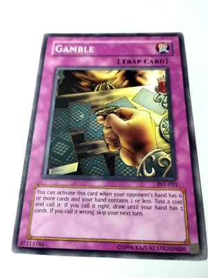 yugioh pharaoh's servant best cards PSV-EN053 Gamble :: Common 25th Anniversary Edition Mint YuGiOh Card