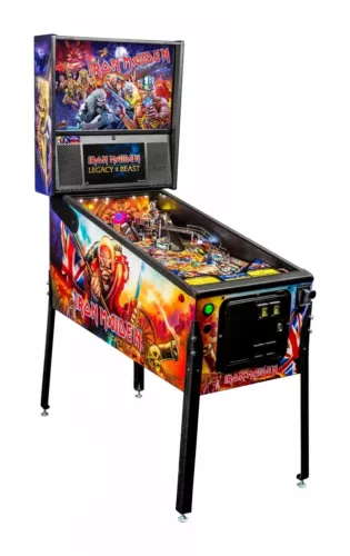 IRON MAIDEN PRO MODEL Keith Elwin Pinball Machine Stern Authorized Distributor