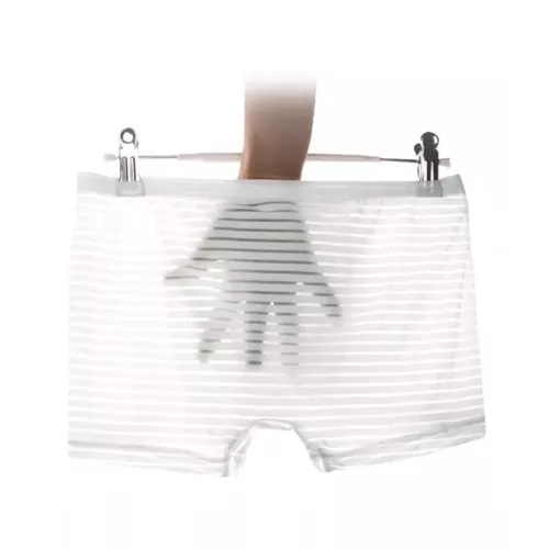 Boxer uomo slip pantaloncino trasparente uomo mutande morbide uomo tronchetto trasparente - Foto 10 di 25