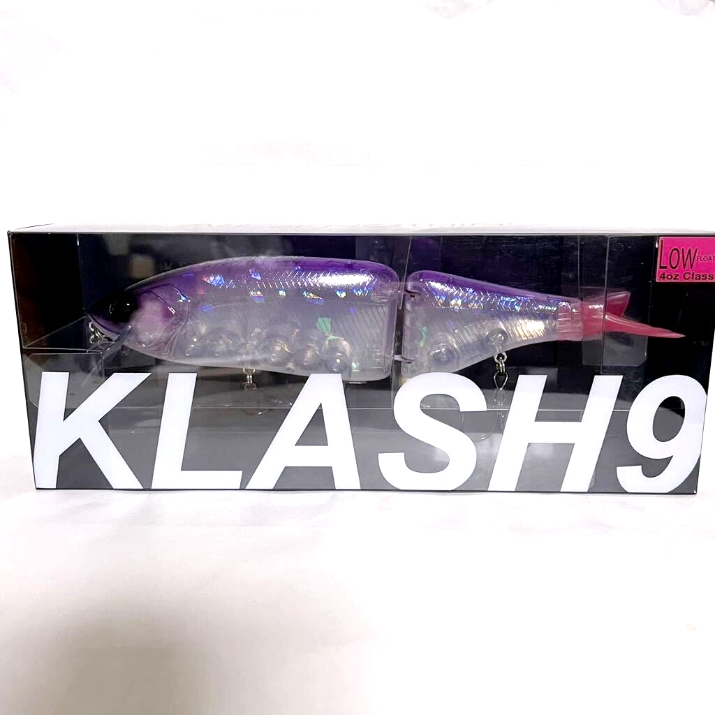 DRT KLASH9 スミレ鮎 DRT KLASH9 SUMIRE AYU Color 4oz Big Swimbait Low Float NEW Japan