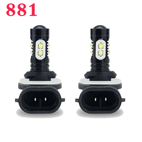 For Hyundai Sonata 2006-2010 LED Fog Light Bulbs 6000K High Power Lamp 2x 881 - Foto 3 di 13