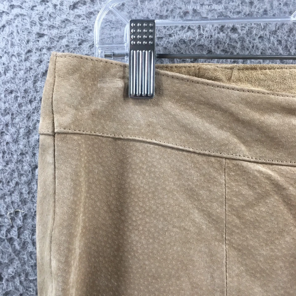 Pantalón Wilsons Leathers Máxima para mujer 10 (real 33x31,5) beige tiro medio Foto 3 de 4