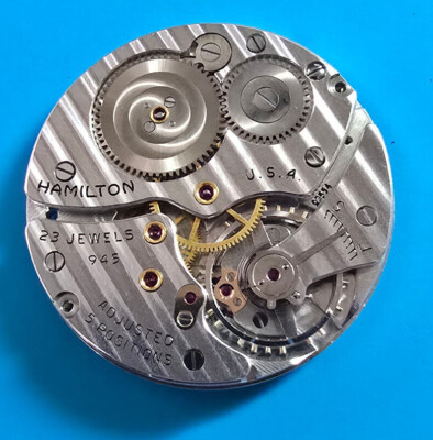 VINTAGE 10 SIZE 23 JEWEL HAMILTON GRADE 923 POCKET WATCH MOVEMENT PARTS