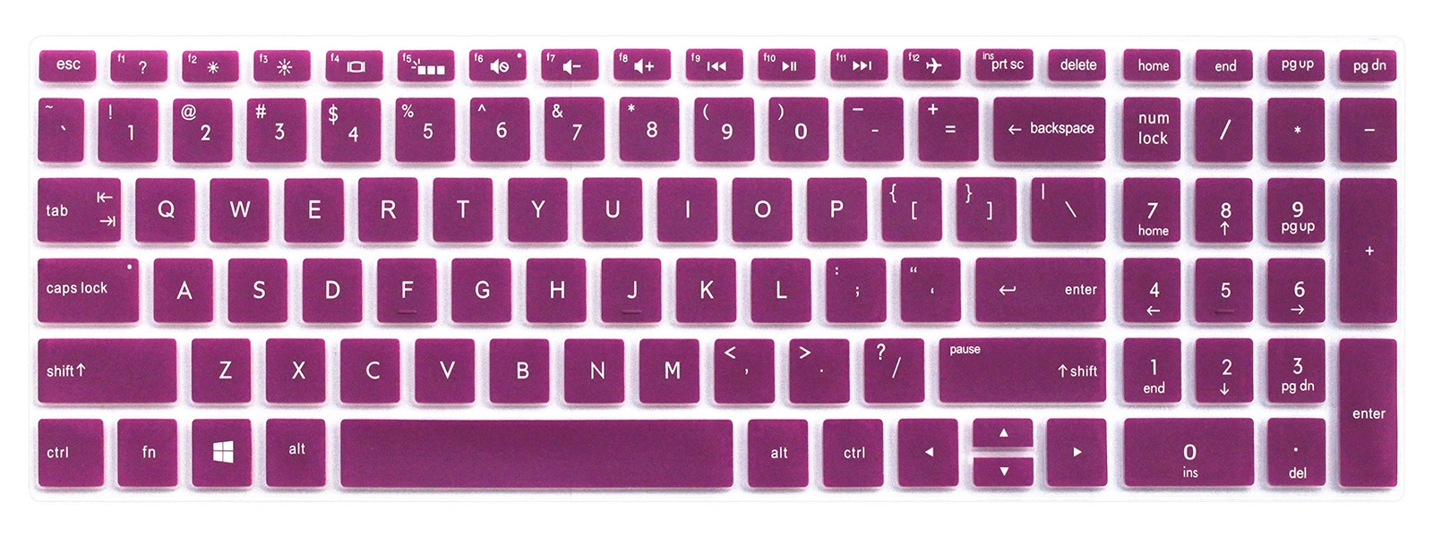 Slim Keyboard Cover for 15.6