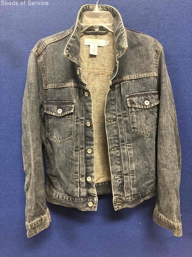 H \u0026 M Blue Denim Jacket Womens M | eBay