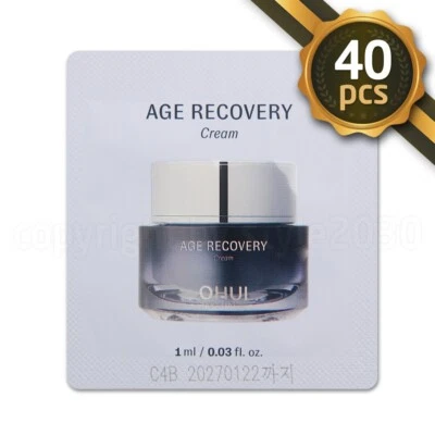 O HUI Age Recovery Cream 1ml x 40 Stück (40ml) Neue Version OHUI