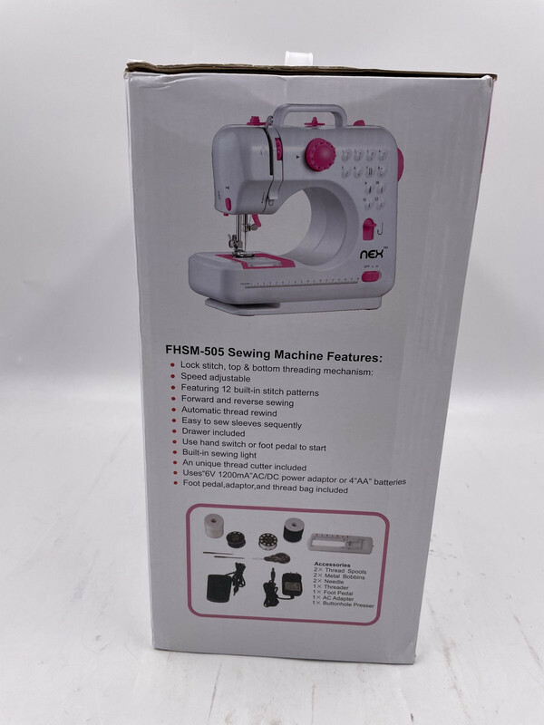 NEX MINI MULTIFUNCIONAL PROFESSIONAL SEW MACHINE PINK FHSM
