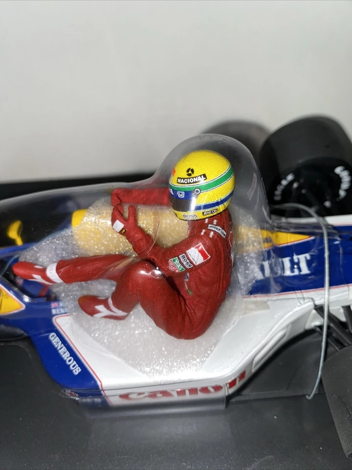 MINICHAMPS A.SENNA & N.MANSELLL BRITISH GP JULY 14 th 1991 W. RENAULT FW14- 1/18 - Immagine 2 di 4