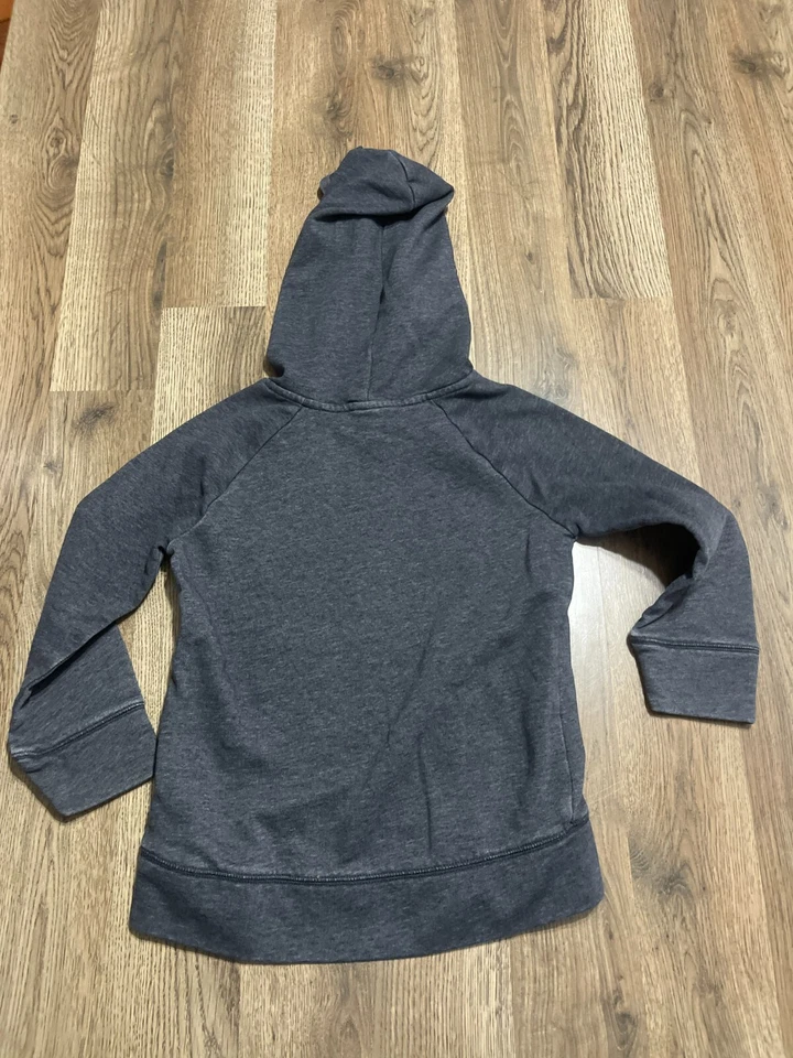Suéter Azul Marino Antiguo, Niña Juvenil Talla Pequeña, Gris, Pullover, Sudadera con Capucha Manga Larga Foto 2 de 4