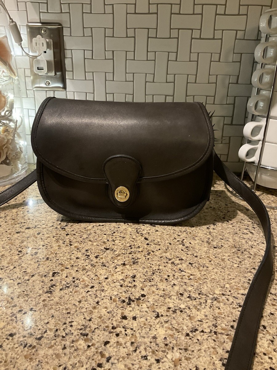 コーチバッグ Vintage coach 9954 black leather prairie bag crossbody | eBay