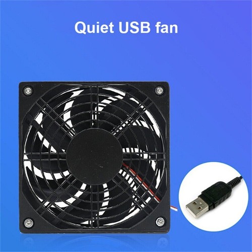 120mm USB Cooling Fan 2500RPM Silent Cooler for Router Modem Cable TV Box PC - 第 10/22 張圖片