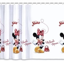 Luxury Net Voile Curtain Minnie Mouse Red 150cm wide X 150cm drop