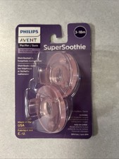 Philips Avent Super Soothie Pacifier PAIR Pink 3m-18m SEALED 1 Pack of 2