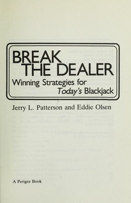Break the Dealer : Winning Strategies for Today's Blackjack Paper