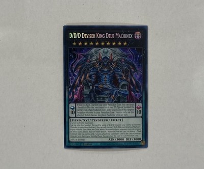 YUGIOH D/D/D Deviser King Deus Machinex MP23-EN023 PRISMATIC SECRET RARE NM