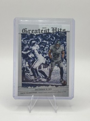 2026 Topps Flagship Zach Charbonnet #25GH-ZC 2025 Greatest Hits Seattle Seahawks