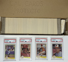 1982 Donruss Complete Set w Cal Ripken RC, Ryan, Schmidt PSA 8 & Brett PSA 10-k