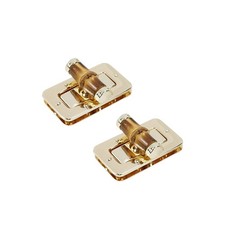 Twist Locks Gold Turn Lock Clasp Rectangle Purse Closure Clutches Locks 2 Pcsfor