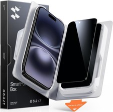 Privacy Screen Protector 2-Pack for iPhone 16 Plus 15 Plus 14 13 Pro 17 Series
