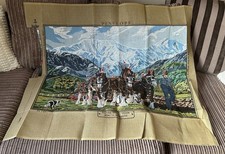 Anchor Penelope Printed Tapestry Canvas Ploughing Alpine Horse Team by Moranth