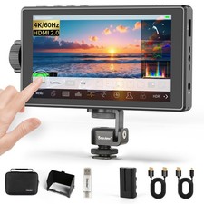 Desview A5 5.5" Touch Screen Camera Field Monitor, 4K 60Hz w/ 1 Battery