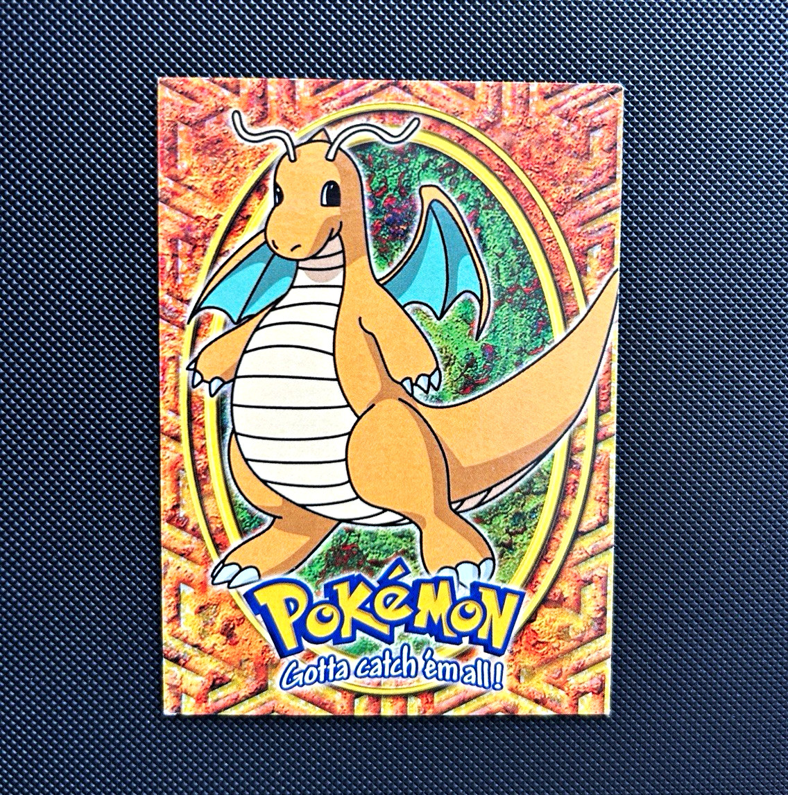 1999 Topps Pokemon Movie Animation Dragonite E12 of 12 Blue Logo LP