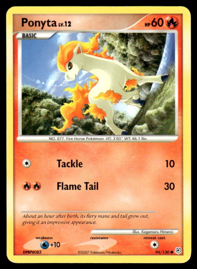 Diamond and Pearl #94/130 Ponyta