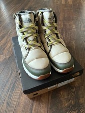 NEW North Face W's ThermoBall Lace Up Luxe Waterproof Boots Gravel/Olive SZ 11