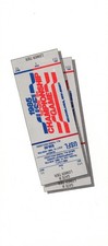 1985 USFL Championship Game ticket brochure, football, Giants Stadium